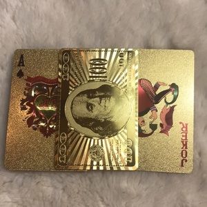 24 Karat Gold Foil Playing Cards